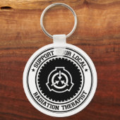 Ondersteun uw lokale stralingstherapie sleutelhanger (Voorkant)