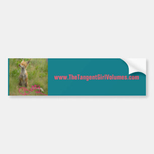 Ondersteun Vosdommersticker met vossenbumper Bumpersticker