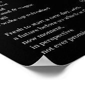 Ondersteund door het leven zelf liefde aanmoedigin poster (Hoek)