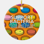 ONDERSTEUNDE BACTERIËN KERAMISCH ORNAMENT (Achterkant)