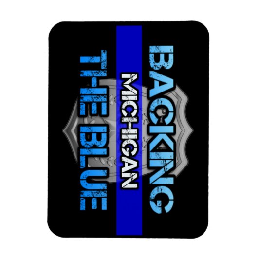Ondersteunen van de Blue Michigan Magnet Magneet (Verticaal)