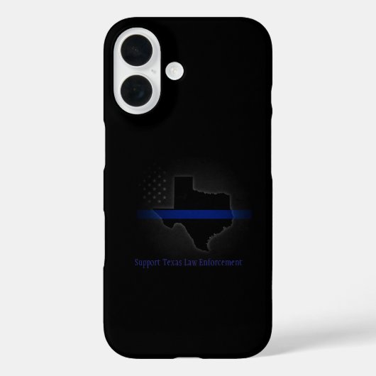 Ondersteunen van Texas Law Enforcement Case-Mate iPhone Case (Achterkant)