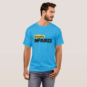 Ondersteunen van visueel beperkt bewustzijn t-shirt