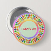 Ondersteunende Artsy Fun-campagne - Ronde Button 7,6 Cm (Voorkant /achterkant)
