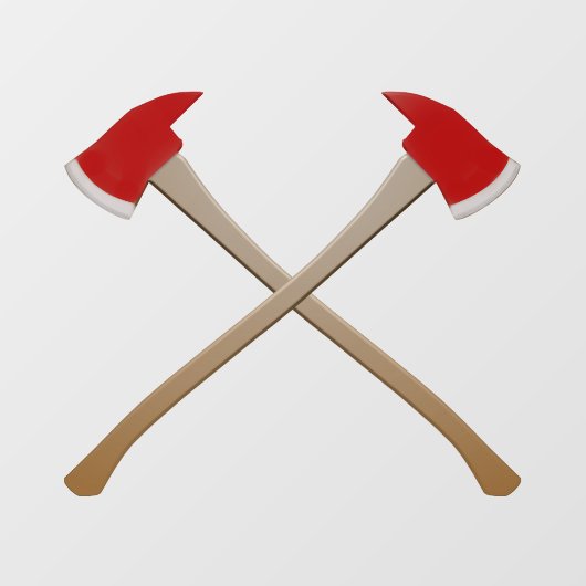 Ondersteunende brandweerlieden raamsticker (Vel)