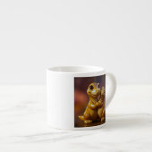 Ondersteunende Dino Comfort Scene Espresso Kop (Voorkant rechts)