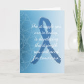 Ondersteunende ME CVS Vriendschapsaanmoediging Kaa Kaart (Voorkant)