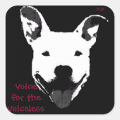 Ondersteunende Pit Bulls Stickers (Voorkant)
