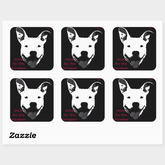 Ondersteunende Pit Bulls Stickers (Vel)