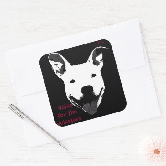Ondersteunende Pit Bulls Stickers (Envelop)