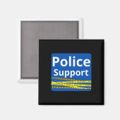 Ondersteunende politie magneet (Voorkant / Achterkant)