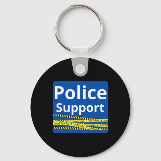 Ondersteunende politie sleutelhanger (Voorkant)