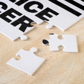 Ondersteunende politieagenten legpuzzel (Zijkant)