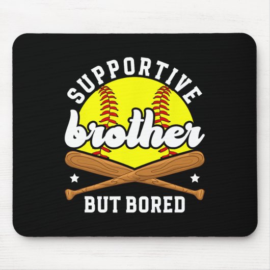 Ondersteunende Softll Broer Van Een Softll Speler Muismat (Voorkant)