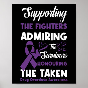 Ondersteunende strijders die de overdosis van een poster