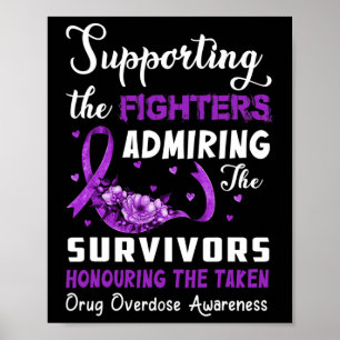 Ondersteunende strijders die de overdosis van een  poster