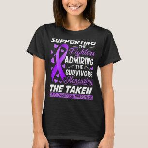 Ondersteunende strijders die overdosis belonen t-shirt