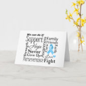 Ondersteunende woorden voor prostaatkanker kaart (Gele Bloem)