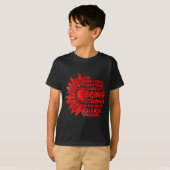Ondersteuner van overlevenden van hartziekten t-shirt (Voorkant volledig)
