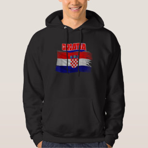 Ondersteuner voor Kroatië-Football Kroatië - Kroat Hoodie