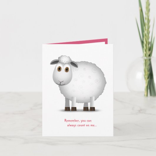 Ondersteuning / Aanmoediging / Vriendschap Kaart (Voorkant)