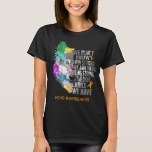 Ondersteuning ADHD Awareness Ribbon Support Giften T-shirt