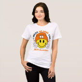 Ondersteuning ADHD Awareness Ribbon Support Giften Tri-Blend Shirt (Voorkant volledig)