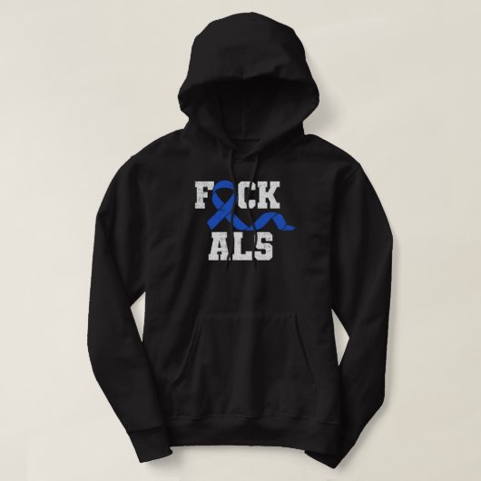 Ondersteuning ALS awareness Hoodie (Design voorkant)
