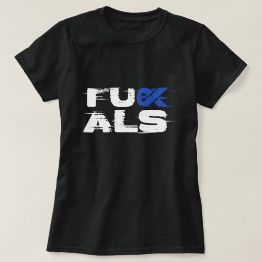 Ondersteuning ALS awareness T-shirt (Design voorkant)