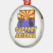 Ondersteuning Arizona Silver Pendant Ornament (Links)