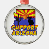 Ondersteuning Arizona Silver Pendant Ornament (Voorkant)