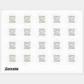 Ondersteuning Autisme Bewustzijn Adapt Accepteer A Ronde Sticker (Vel)