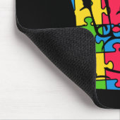 Ondersteuning Autisme Liefde Gebarentaal Muismat (Hoek)