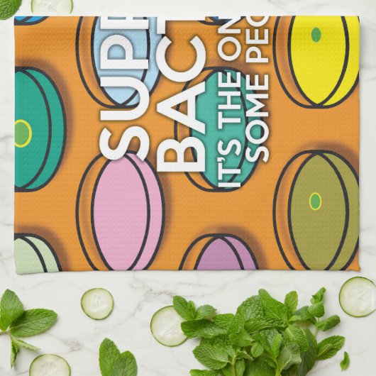 ONDERSTEUNING BACTERIA Science Funny Quote Theedoek (Gevouwen)