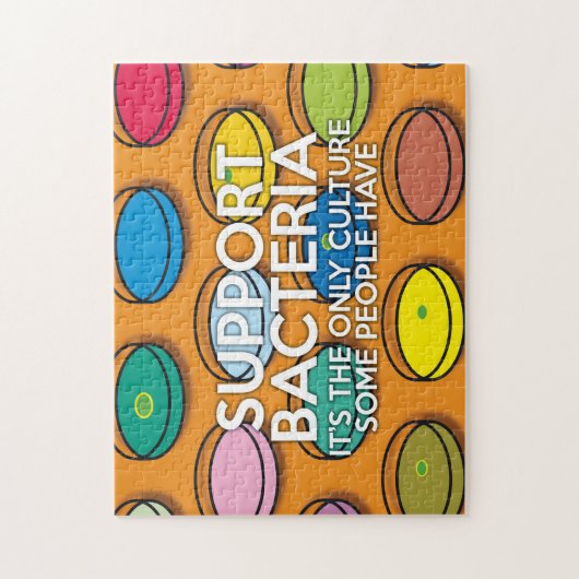 ONDERSTEUNING BACTERIA-wetenschap Legpuzzel (Verticaal)