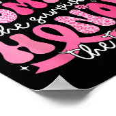 Ondersteuning Bewonder Honor Breast Cancer Awarene Poster (Hoek)