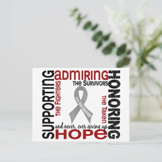 Ondersteuning Bewondering Het eren Van 9 Hersentum Briefkaart (Staand voorkant)