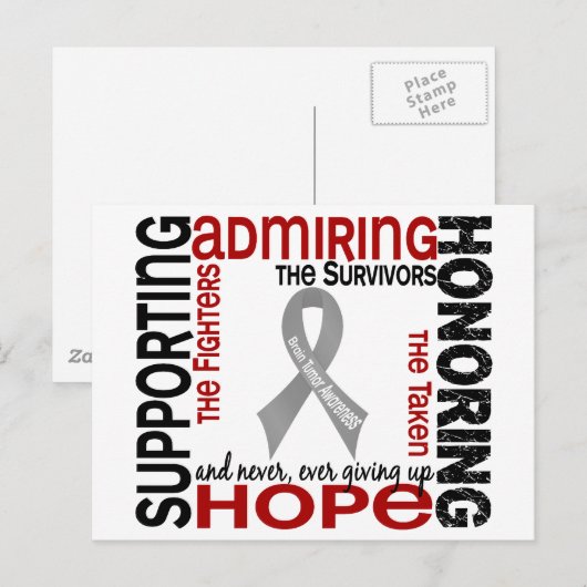 Ondersteuning Bewondering Het eren Van 9 Hersentum Briefkaart (Voorkant / Achterkant)