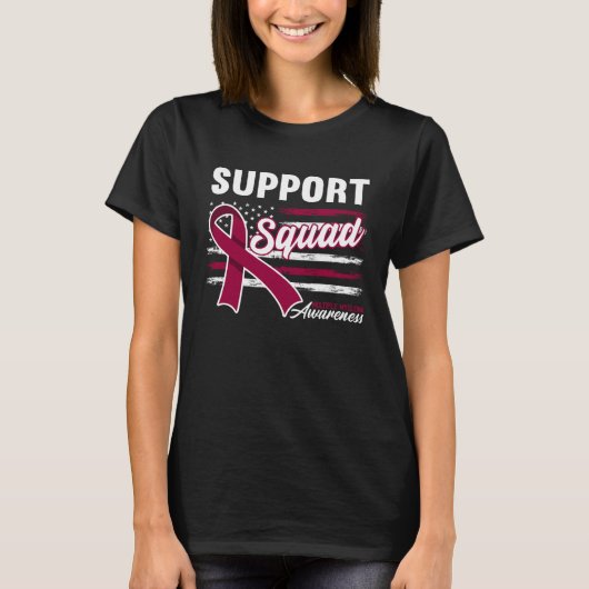 Ondersteuning Bewustmakingssquad I Plasmacel Meerd T-shirt (Voorkant)
