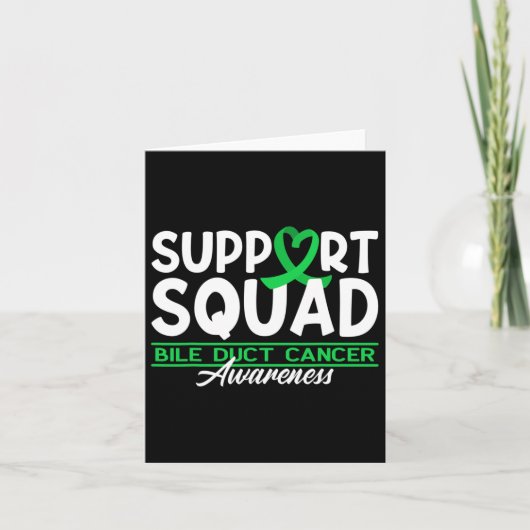 Ondersteuning Bewustzijn Squad Cholangiocarcinoom Kaart (Voorkant)