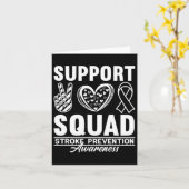 Ondersteuning Bewustzijn Squad Hart Ziekte Beroert Kaart (Gele Bloem)