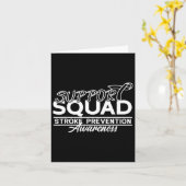 Ondersteuning Bewustzijn Squad Hart Ziekte Beroert Kaart (Gele Bloem)