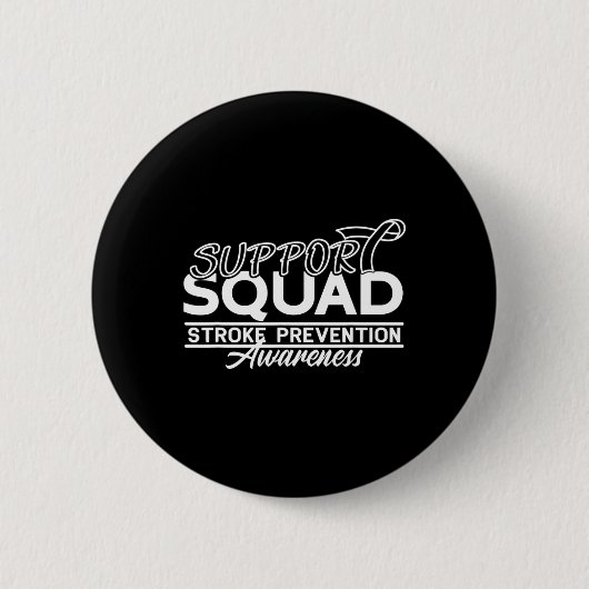 Ondersteuning Bewustzijn Squad Hart Ziekte Beroert Ronde Button 5,7 Cm (Voorkant)
