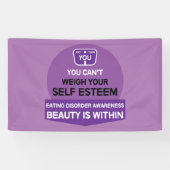 Ondersteuning bij eetstoornissen spandoek (Horizontaal)