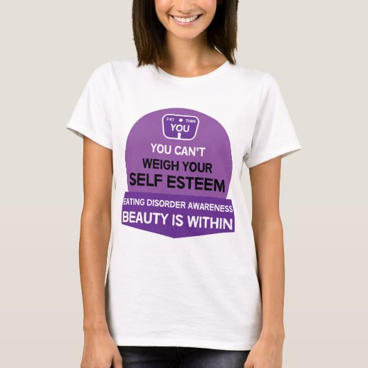 Ondersteuning bij eetstoornissen t-shirt (Voorkant)