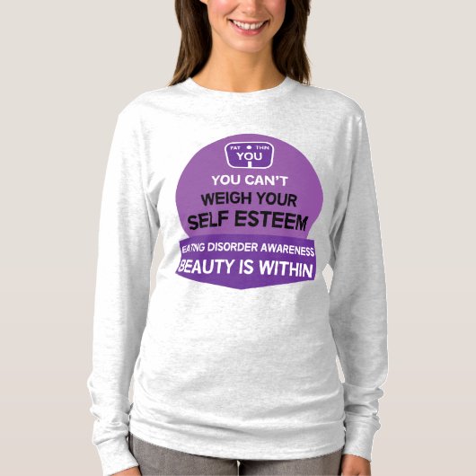 Ondersteuning bij eetstoornissen t-shirt (Voorkant)