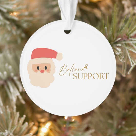 ondersteuning bij kanker. Kerst vakantie Ornament (Boom)