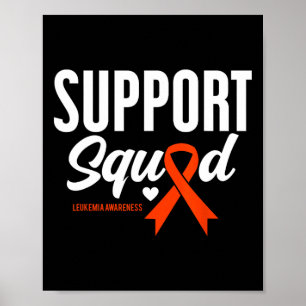 Ondersteuning bij kanteloze leukemie poster