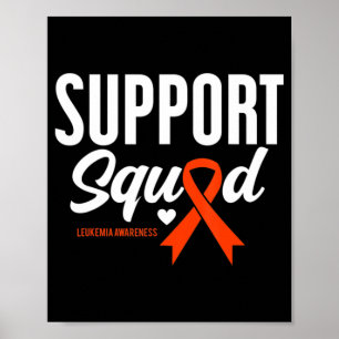 Ondersteuning bij kanteloze leukemie poster