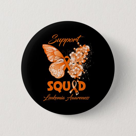 Ondersteuning bij kanteloze leukemie ronde button 5,7 cm (Voorkant)